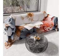 PETTI Artigiani Italiani - Copriletto Matrimoniale Primavera Estate, Coperta Leggera Matrimoniale, Lenzuola Copriletto, Floreale 05-1 100% Made in Italy