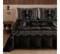 PETTI Artigiani Italiani Trapunta Invernale Una Piazza e Mezza 220 × 260 cm | Fiocco Diamanti, Microfibra Double Face con Stampa Digitale, 300 g/m², Made in Italy
