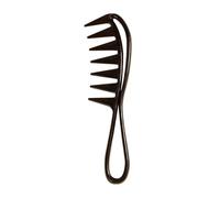 Pettine 1/ 2pcs Wide Tooth Plastic Comb Curly Hair Salon Hairdressing Massage for Styling Tool for Curl(1pcs Black)