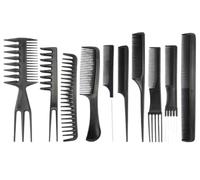 Pettine 10Pcs Haircut Comb Set Hairdressing Styling Barber Tail Salon Studio Combs Haircare Tool