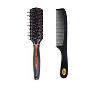 Pettine 2 pezzi di pettini for capelli set di pettini for capelli professionali, pettine da taglio for lo styling for capelli corti lunghi e lisci ricci Pettine Per Capelli