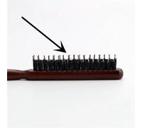 Pettine 2 pezzi salone professionale stuzzicare la schiena spazzole for capelli setola di cinghiale legno linea sottile pettine spazzola for capelli estensione strumenti for lo styling for parrucchier
