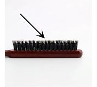 Pettine 2 pezzi salone professionale stuzzicare la schiena spazzole for capelli setola di cinghiale legno linea sottile pettine spazzola for capelli estensione strumenti for lo styling for parrucchier