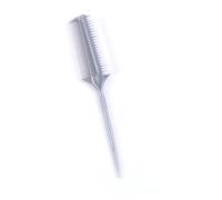 Pettine 2pcs Professional Hairdressing Double Side Dye Comb With Nylon Hair Drying Brush Tinting Combs Tools(Grey)