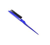 Pettine 3Pcs Pro Salon Hair Brushes Comb Slim Line Teasing Back Combing Brush Styling Tools DIY Kit(Blue)
