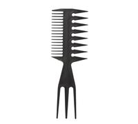 Pettine 4pcs Three In One Wide Tooth Exfoliating Comb, Men's Hair Styling Tool，Special For Real Wigs