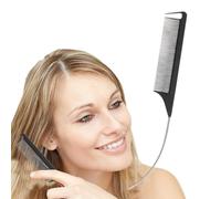 Pettine a coda appuntita, pettine per capelli a coda appuntita, pettine per toelettatura antistatico - pettine per acconciatura, pettine separazione, strumento per capelli per uso professionale e