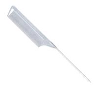 Pettine a coda di ago in acciaio elegante per dividere i capelli senza sforzo e uso confortevole pettine professionale styling salone