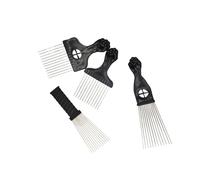 Pettine a coda di ratto 4 pezzi Pettine in filo di acciaio Pettine per barbiere