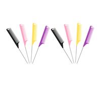 Pettine a coda in plastica per parrucchiere da 12 pezzi