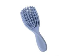 Pettine a conchiglia da donna con spaziatura dei denti ingegnerizzata per gestire capelli fini, spessi, ricci o lisci senza rotture (blu)