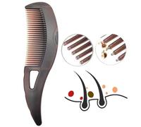 Pettine a denti cavi per alleviare la forfora, per massaggio del cuoio capelluto e rimozione della forfora, riduce il prurito del cuoio capelluto, pettine per la cura del cuoio capelluto, per donne e