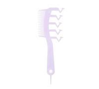 Pettine a denti larghi a forma di Z Pettine per capelli a fessura per capelli districante prendere in giro separazione per intrecciare styling regali styling