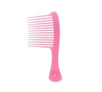 Pettine a denti larghi con manico grande per ridurre la perdita di capelli, spazzola per capelli liscia femminile per parrucchieri, strumento per lo styling di tintura, 1 pezzo