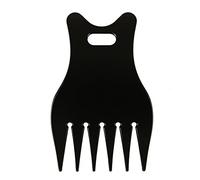 Pettine a denti larghi da uomo con testa a olio, districante per capelli, massaggio, parrucchiere, acconciatura, materiale ABS, durevole per uso domestico e salone