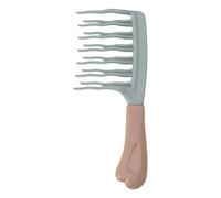 Pettine a Denti Larghi per Capelli Ricci - Pettine a Doppio Strato per Styling Ricci - Scorrevolezza Morbida per Styling Senza Nodi, Accessorio per la Cura Personale per Donne e Ragazze per Uso Quotid