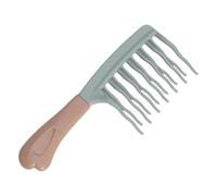 Pettine a Denti Larghi per Capelli Ricci | Pettine a Doppio Strato per Styling Ricci - Strumento Ergonomico Antistatico Con Scorrimento Morbido Per Styling E Cura Personale Ragazze Donne Uso Quotidian