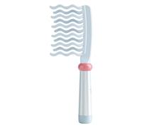 Pettine A Denti Larghi - Pettine Largo Per Capelli Ricci - Doppia Denti Ad Onda Strumento Massaggio Cuoio Capelluto Antistatico Accessorio Styling Per Donna