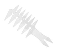 Pettine a Denti Larghi, Pettine per Capelli in Plastica ABS 20x8x0,5 Cm Bifacciale Stabile Durevole per Uomo Uso a Lungo Termine per lo Styling dei Capelli per un'acconciatura