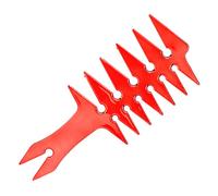 Pettine a Denti Larghi, Pettine per Capelli in Plastica ABS 20x8x0,5 Cm Bifacciale Stabile Durevole per Uomo Uso a Lungo Termine per lo Styling dei Capelli per un'acconciatura