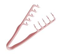 Pettine a denti larghi, pettine volumizzante per capelli ricci, 22,5 x 10,5 x 2,4 cm, adorabile pettine districante, strumento compatto per sollevamento delle radici e copertura della frangia per