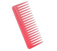 Pettine a denti larghi, spazzola districante per capelli, pettine per capelli lunghi, bagnati o ricci, baffi e barba, rosa, 15,5 x 6 x 0,4 cm, molto bello e professionale