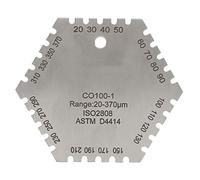 Pettine a Film Umido, CO100-1 20-370um Misuratore di Spessore Esagonale in Acciaio Inossidabile Esagonale a Pettine per Film Umido, con Alta Precisione, per Campo di Misura