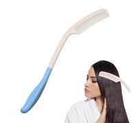 Pettine a manico lungo, spazzola per capelli a manica lunga,Pettine morbido a manico lungo | Spazzola elegante a manico lungo, bel pettine con manico lungo per ragazze capelli lunghi