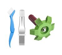 Pettine a pinna per condizionatore d'aria, strumento di riparazione per radiatore a condensatore, kit per raddrizzare pinne da 10 cm, pulitore per evaporatore AC, per casa, interni, esterni, officina