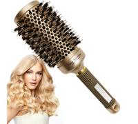 Pettine a rulli ricci - asciugatrice per la spazzola per capelli resistenti al calore | Strumento per capelli ondulato antiscalda con manico lungo, volume aria serratura a padella, rullo sicuro