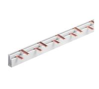 Pettine Alimentazione Da 1 Metro, Per Collegamento Quadro Elettrico, 1P+N-LE 54 PIN Moduli 1000mm, Barra Collettrice per Interruttori Magnetotermici e Differenziali, BusBar Modulare 63A