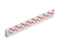 Pettine Alimentazione Per Collegamento Quadro Elettrico, 1P+N 24 PIN Moduli 210mm, Barra Collettrice per Interruttori Magnetotermici e Differenziali, BusBar Modulare 63A