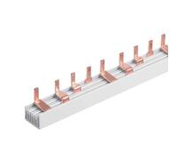Pettine Alimentazione Per Collegamento Quadro Elettrico, 4P 12 PIN Moduli 210mm, Barra Collettrice per Interruttori Magnetotermici e Differenziali, BusBar Modulare 63A