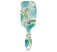 Pettine amichevole di frutta verde per le donne nere Progettato massaggiatore del cuoio capelluto per capelli fini con manico ergonomico cepillo para pelo rizado