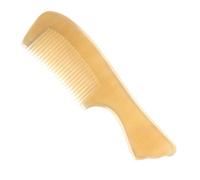 Pettine angolare bianco in corno di pecora naturaleTrattamento pratico