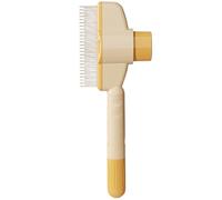 Pettine annodato per di gatto - Pettine per la rimozione dei 'animale domestico | Grande pettine per cani con funzione pulsante, spazzola per pulci, pettine per ago in acciaio per