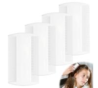 Pettine anti-pidocchi e anti-pulci per gatti e cani, pettinatura riutilizzabile double face, per capelli di bambini e adulti