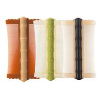 Pettine antiforfora 3 pezzi PP bambù Styling pettine per pidocchi a denti fini su due lati per capelli spessi pulci comoda spazzola per pidocchi 4, 9x2, 8 pollici