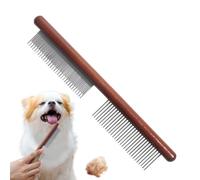 Pettine antiforfora in acciaio inox, per rimuovere la forfora e le pulci, per cani, gatti, conigli