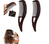 Pettine antiforfora, pettine disintossicante per cuoio capelluto, pettine per la rimozione della forfora, pettine per cuoio capelluto a denti cavi, pettine per massaggio energetico, pettine per la