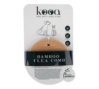 Pettine antipulci Kooa in bambù - L 10 x P 6,7 x H 1 cm