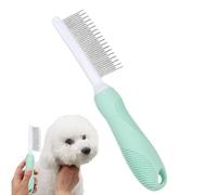 Pettine antipulci - Spazzola per la rimozione dei di cani e gatti, spazzola per animali domestici, pettini per la toelettatura di cani e gatti, per rimuovere delicatamente le pulci del sottopelo