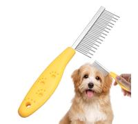 Pettine antipulci Xijobido | Toelettatore per pettine per cuccioli | Pettini per toelettatura cani e gatti per rimuovere delicatamente le pulci del sottopelo sciolte
