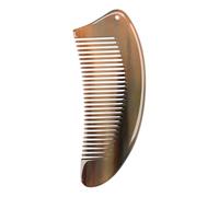 Pettine antistatico in corno | Spazzola per capelli a denti larghi naturale antistatica in corno, spazzola ossea fatta a mano per barba, massaggio sanitario per uomini e donne