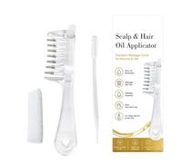 Pettine applicatore di olio per capelli per cuoio capelluto, a prova di | Applicatore di olio per cuoio capelluto, massaggiatore per la casa e il salone di bellezza in viaggio, per adulti