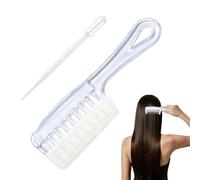 Pettine applicatore olio per capelli | Consegna di liquidi a denti larghi | Massaggiatore per la testa dell'applicatore dell'olio per capelli per adulti viaggiatori principianti viaggio toelettatura