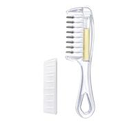 Pettine Applicatore Per Cuoio Capelluto, Olio Capelli E Siero Per Radici | Applicatore Di Liquidi Per Capelli Con Serbatoio Trasparente Ricaricabile E Testina Rimovibile Per Massaggio