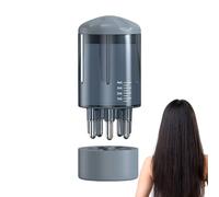 Pettine applicatore per cuoio capelluto - Shampoo - Applicatore per olio di pennello per shampoo, strumento per la cura dei capelli ricaricabile, peeling con setole morbide, facile distribuzione