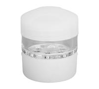 Pettine applicatore per massaggio del cuoio capelluto Pettine applicatore per olio per capelli Previene perdite per la crescita dei capelli Capacità 5 ml Silicone in lega ABS (Bianco trasparente)