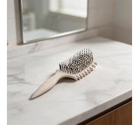 Pettine arricciacapelli con design cavo, a forma di paglia, per arricciare i capelli (viola scuro)